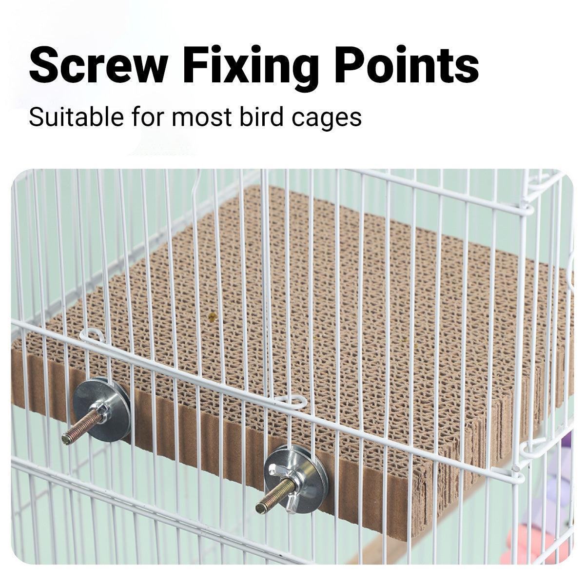 Parrot Toy Bird Cage Accessories Anti-bite Hair Grinding Pad Relieve Boredom
