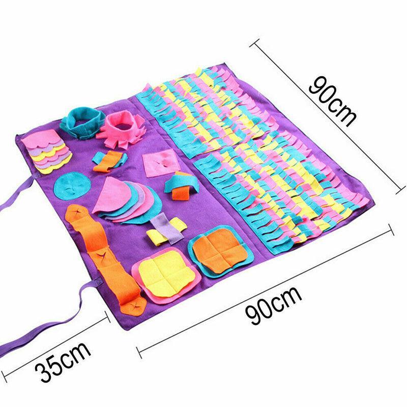 Dog Pet Nose Training Sniffing Pad Toys Blanket Game Feeding Cushion Snuffle Mat